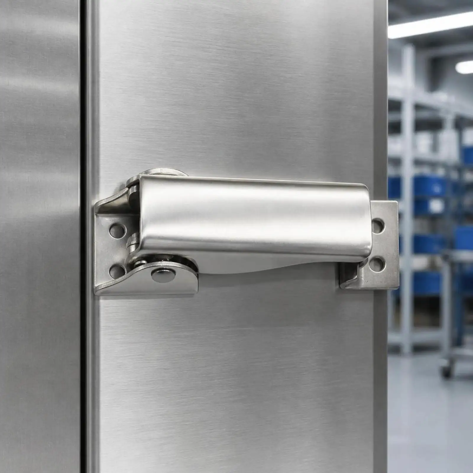Lever-Operated Adjustable Toggle Latch | Compact Elongated Body, Surface Mount Design, Industrial Latch, for Equipment Cases