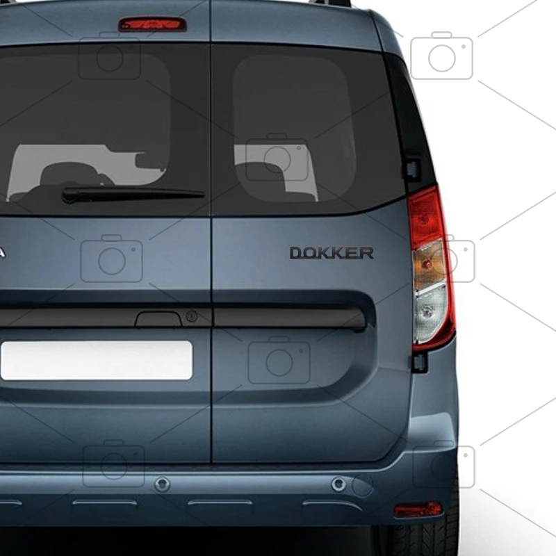 Car Metal Body For Dacia Dokker Logo Dci Camper Van Letter Decals Styling Badge Trunk Fender Emblems Sticker Accessories view 2