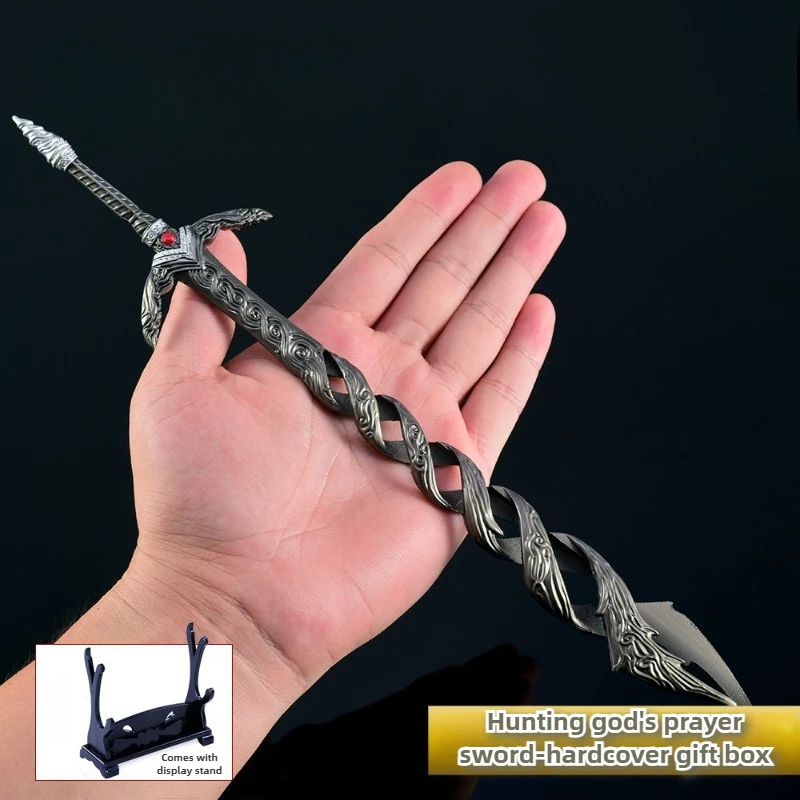 Juego Eldenn de 30cm, caza periférica, oración divina, armas de espada grande, modelo, caja de regalo, edición Katana, adorno coleccionable, regalo para niño