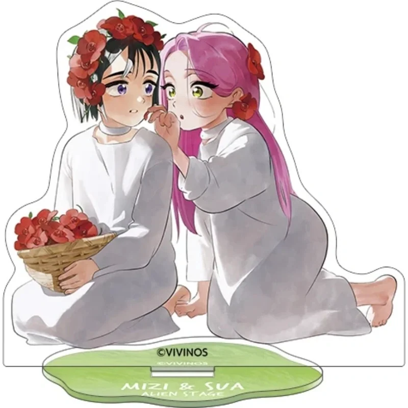 Alien Stage 15CM Hyuna Isaac Mizi Sua Till Ivan Luka  Acrylic Stand Keychains Desktop Ornament Exquisite Products Souvenir
