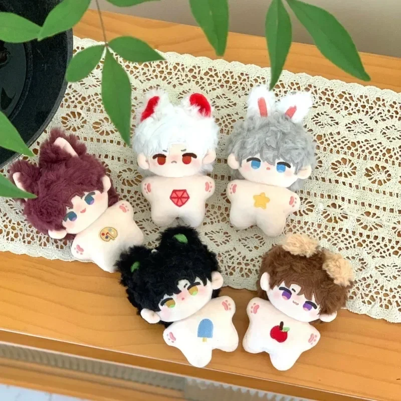

2025 Cute Unisex Game Anime Love and Deepspace Cos Caleb Rafayel Sylus Xavier Zayne Cotton 10cm Doll Pendant 10cm Keychain Gift