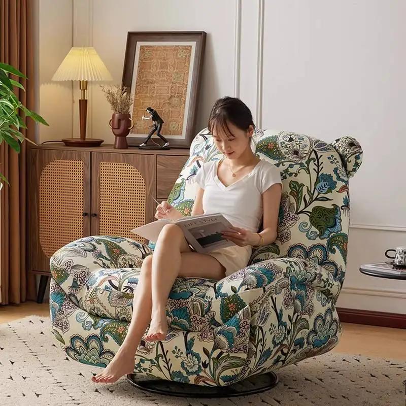 

Modern Designer Living Room Chairs Nordic Relax Cozy Adults Recliner Chair Recliner Bedroom Muebles Para Hogar Furniture Home