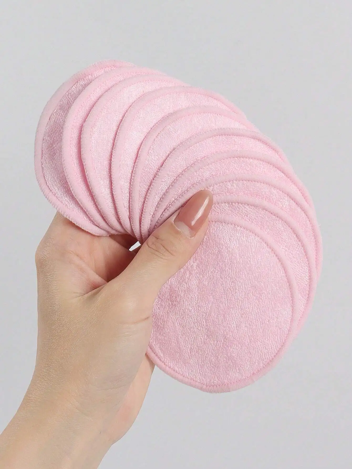 5/10/20pcs Reusable And Washable Makeup Remover Pads, Gentle On Skin, Efficient Makeup Removal, Suitable For All Skin Types,Makeup,Cheap,Room Decor,Vanity,Travel,Bedroom,Makeup Accessories,Puff,Makeup Blender,Powder Puff,Makeup Sponge,Cheap,Stocking Stuff
