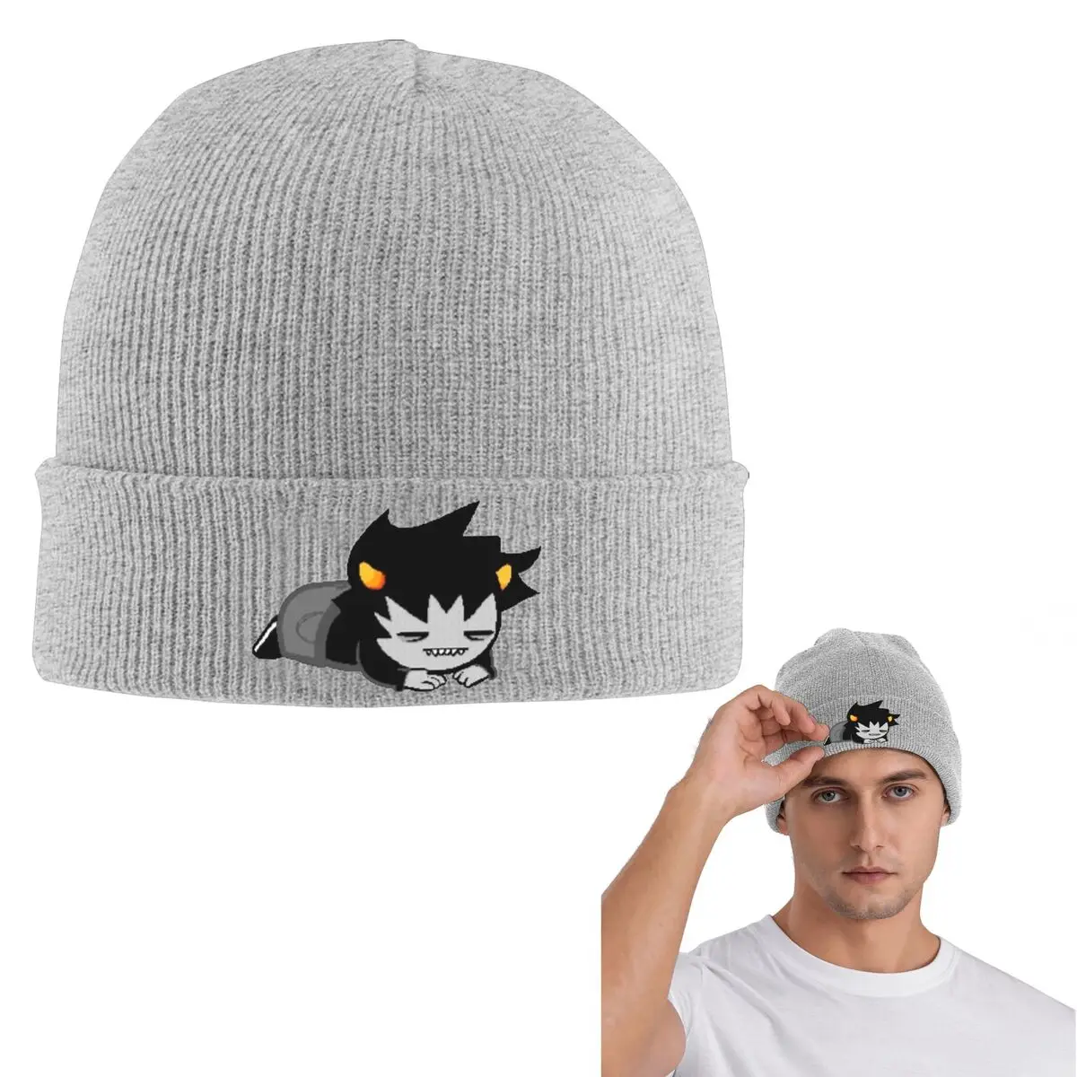 

Homestucks Karkat Vantas теплая вязаная шапка в стиле хип-хоп шляпа осень-зима уличные шапки шапки для мужчин женщин взрослых