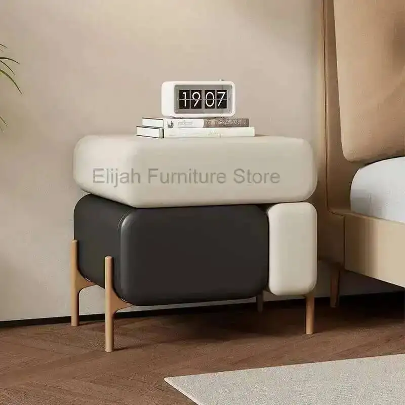 

Minimalist Creative Bedside Table Square Bedroom Bedside Cabinet Storage Cabinet