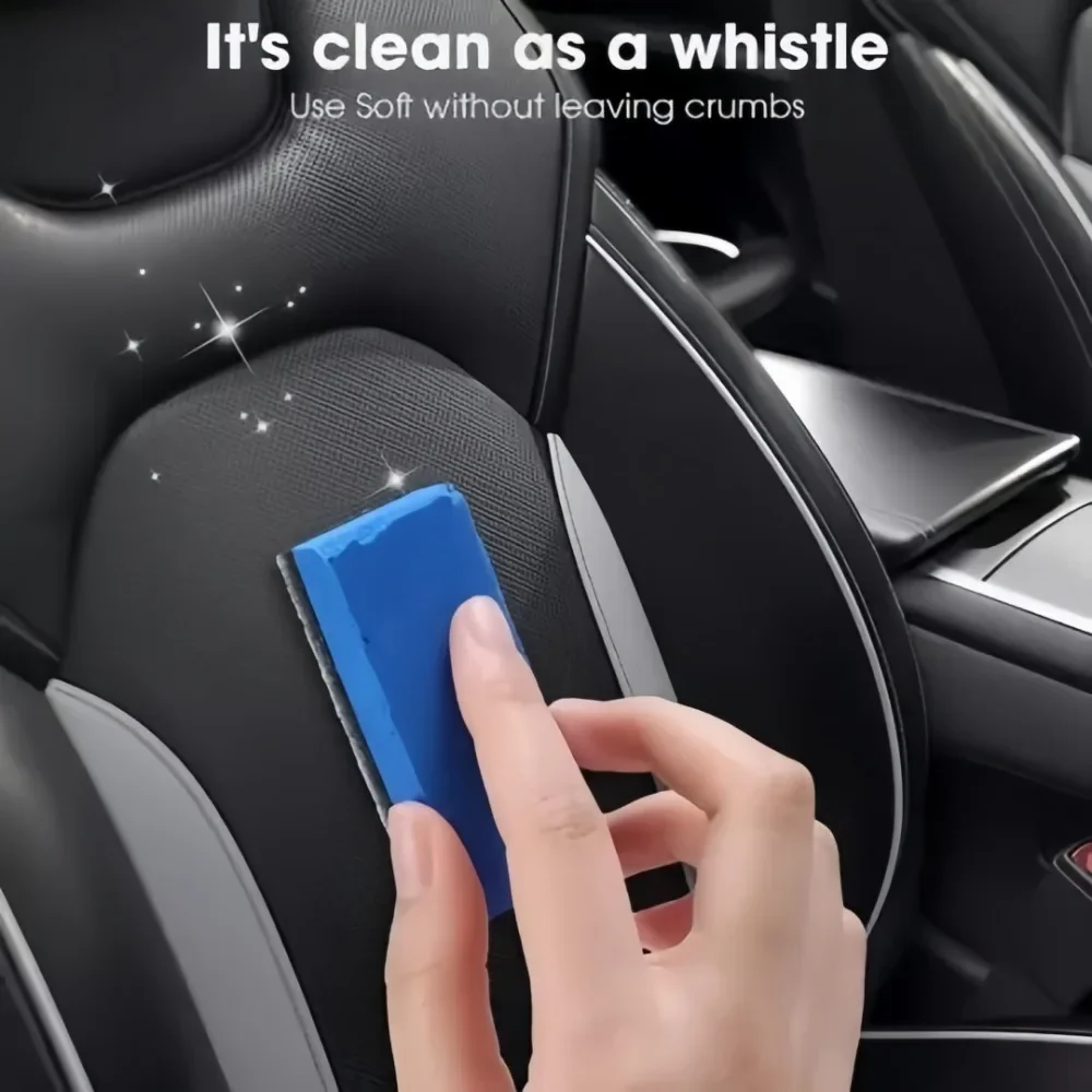 10pcs Car Ceramic Coating Sponge Automobiles Glass Nano Wax Coat Applicator Pads Sponges Block Auto Waxing Polishing Clean Tools