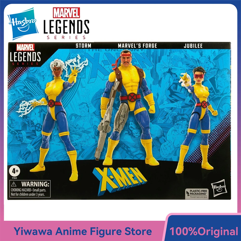 

[In-Stock] Hasbro Marvel Legends Series Storm, Forge, and Jubilee (X-Men The Uncanny) 6-Inch Action Comic Figure Model Gift Toys