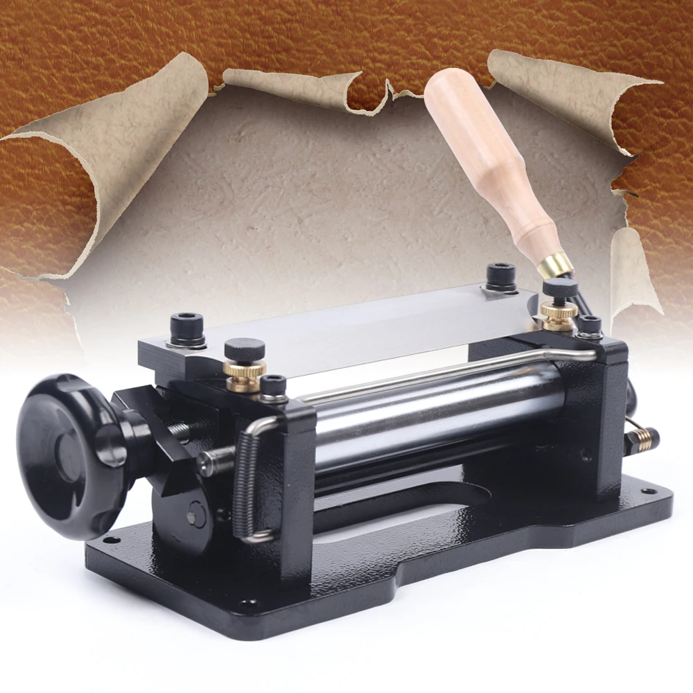 Leather Splitter Skiving Peeling Paring Peel Machine Leather Skiver Vegetable Tanning Scrape Thin Tool