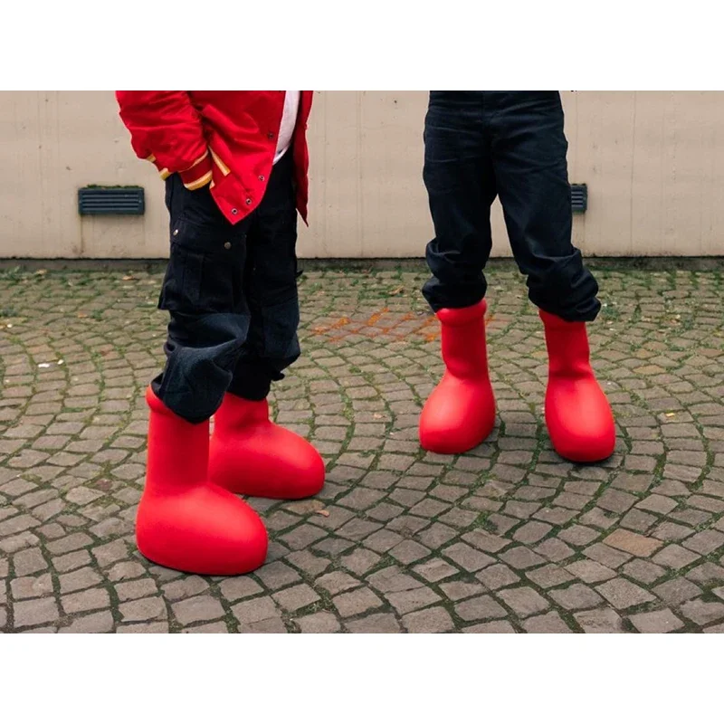 Unisex Men Women Big Red Boot For Adult Kids Astro Boy Boots Shoes