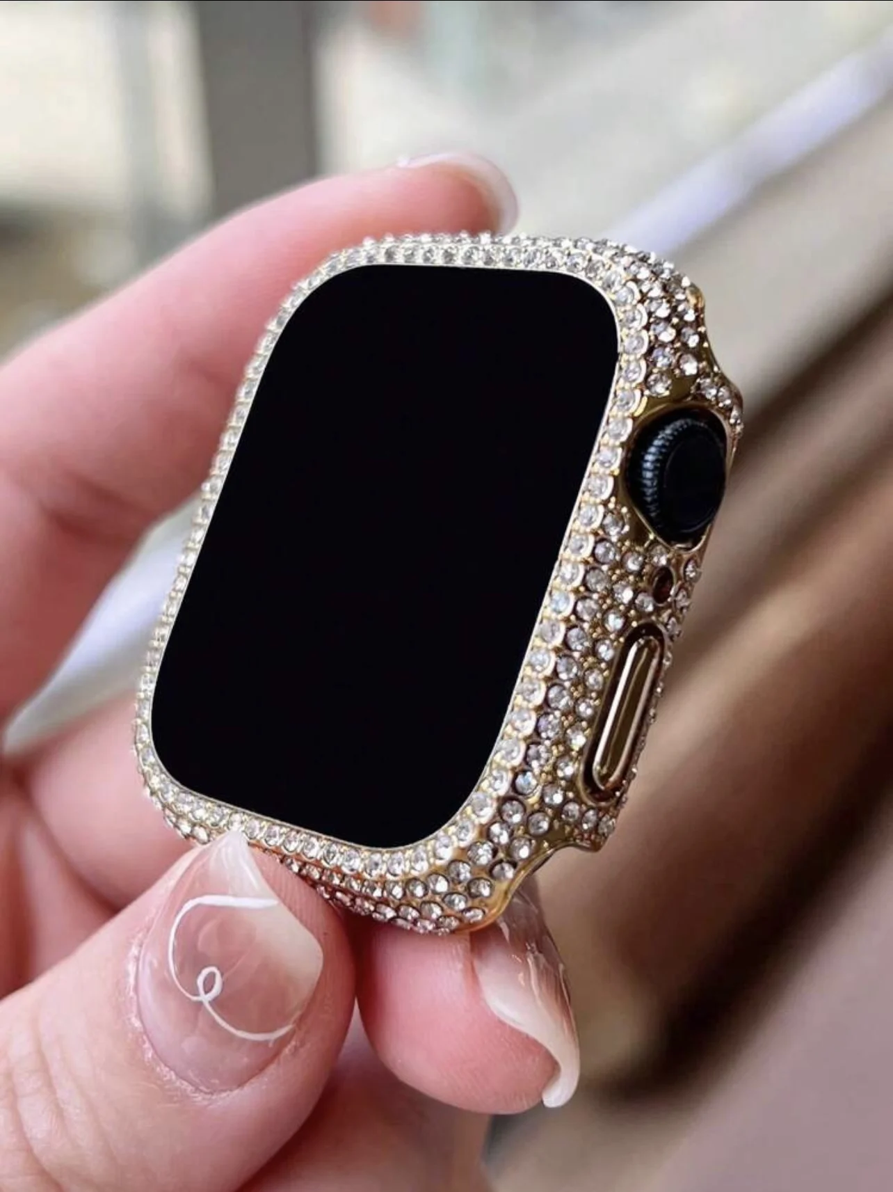 Pellicola protettiva Bling per Apple Watch Cover Series Ultra 10/9/8/7/6/5/4/3 38mm 40mm 41mm 42mm 44mm 45mm 46mm 49mm