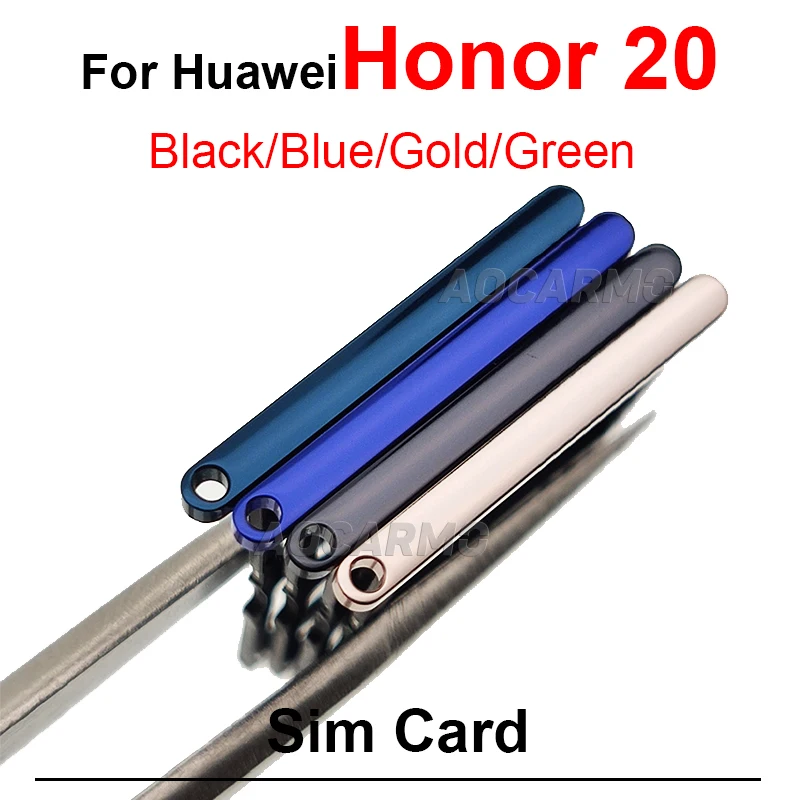 1Pcs For Huawei Honor 20 Pro 20Pro SIM Card Tray Slot Holder Replacement Parts