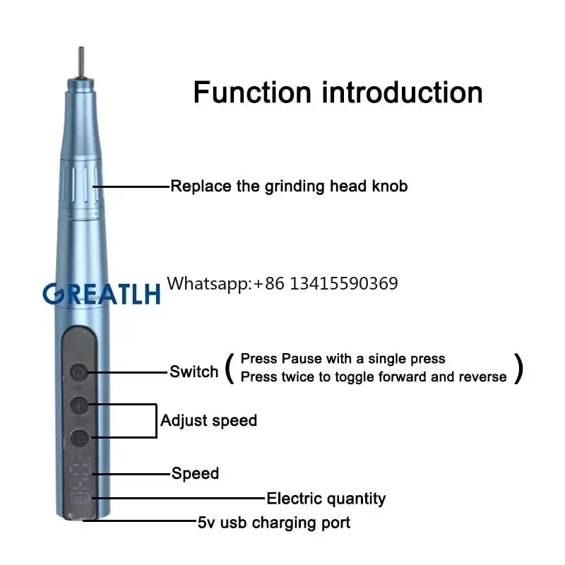 

0-35000RPM Corneal Polishing Set Eyelid Surgical Tools Instrument Ophthalmic Eye Portable Corneal Small Polisher