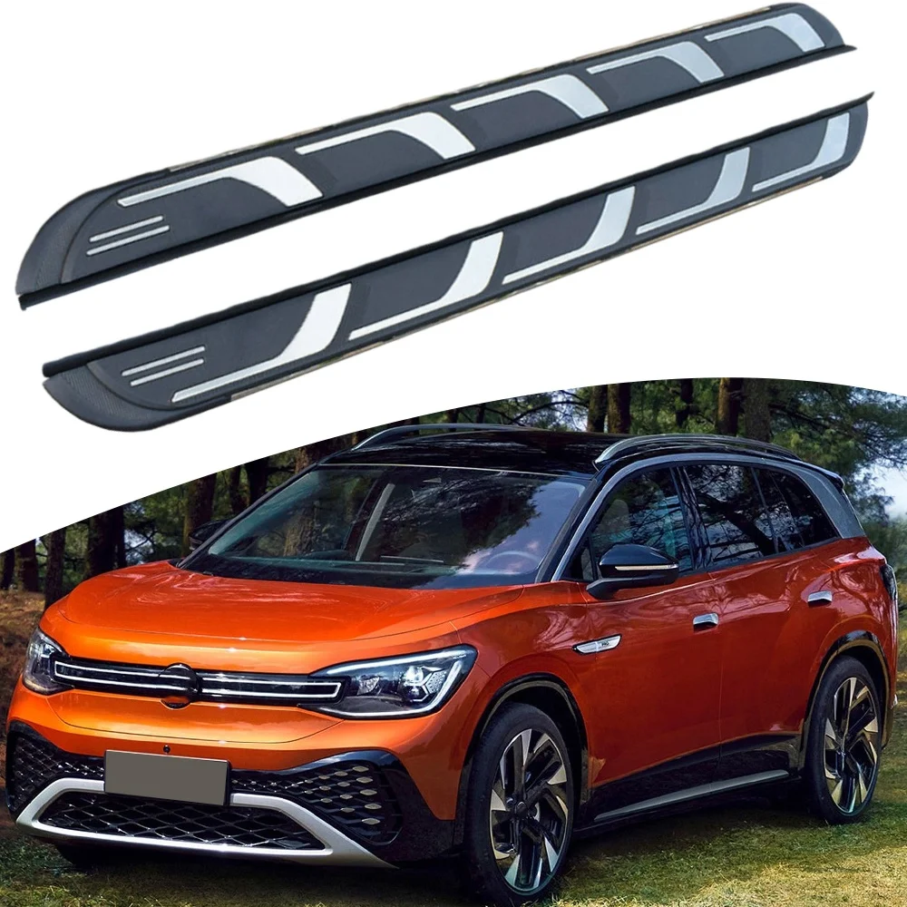 

Подножки (пороги) для VW ID.6 2021-2025, алюминиевые, 2 шт., защита для автомобиля