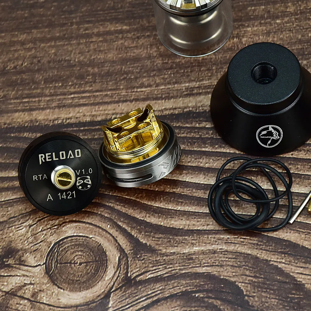 Best style ReLoad RTA 24mm 3.5ml Tank 1:1 style ReLoad RTA 304SS TopFilling RTA Rebuildable Tank Vape Atomizer