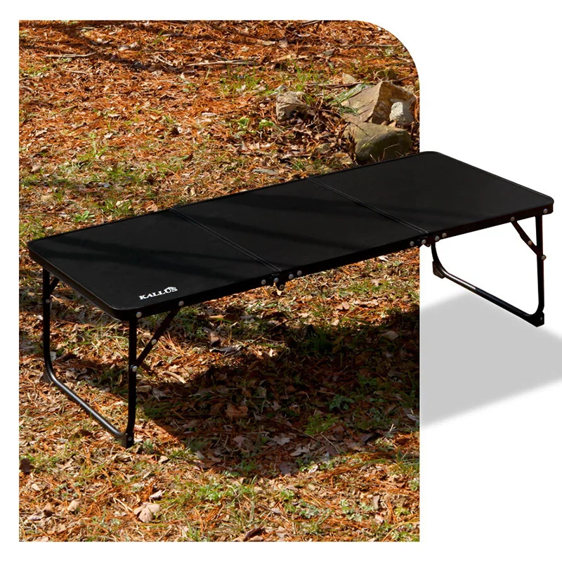 Mini mesa de [3 niveles + bolsa] Mesa Kalus Camp21 Mesa plegable para exteriores Mesa multiusos para picnic y barbacoa