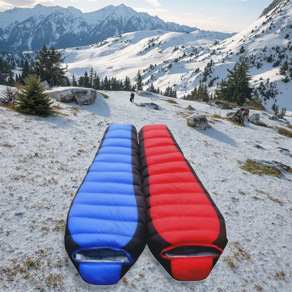 حقيبة نوم للتخييم خفيفة الوزن 4 فصول دافئة على الظهر في الهواء الطلق حقيبة نوم شتوية من القطن للأمهات #2