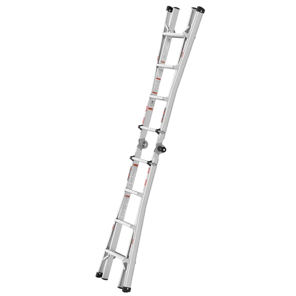

White four-step ladder, light folding four-step stool, wide anti-skid pedal and safety handle, strong steel ladder,multi-purpose