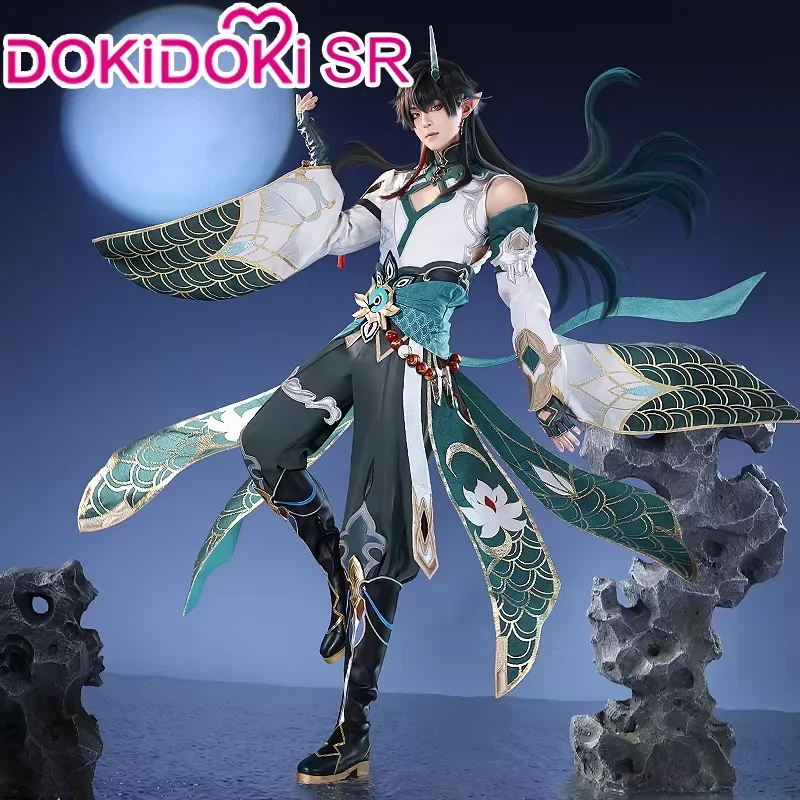 【Ready For Ship】Dan Heng IL Cosplay Costume Game Honkai: Star Rail DokiDoki-SR Danheng Imbibitor Lunae Cosplay Wig