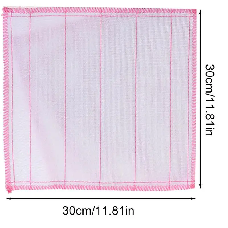 Dish Wash Cloth Dish Cloths For Washing Dishes 5-layer Dish Towels 30x30cm Household Cleaning Cloth Kitchen Accessories