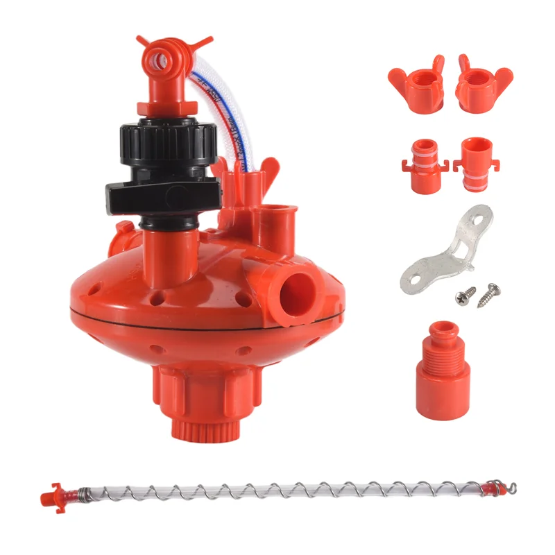 

P4-1 PCS Water Line Water Pressure Regulator Automatic Pressure Regulating Valve Red