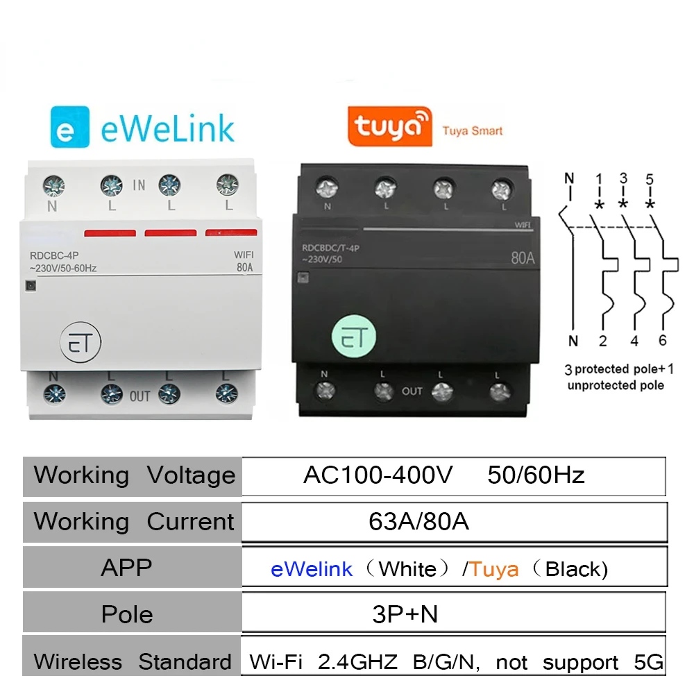 Interruttore WIFI Smart Time Timer relè interruttore telecomando vocale Tuya eWeLink APP Smart Home per Amazon Alexa Google Home