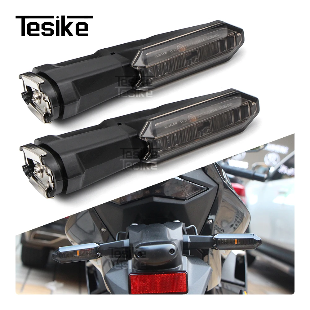 Luz Intermitente LED de Señal de Giro para Kawasaki Ninja 1000, Ninja 650, Ninja 400, Ninja 300, Ninja 250, Z1000sx, Z H2, Zx-25r