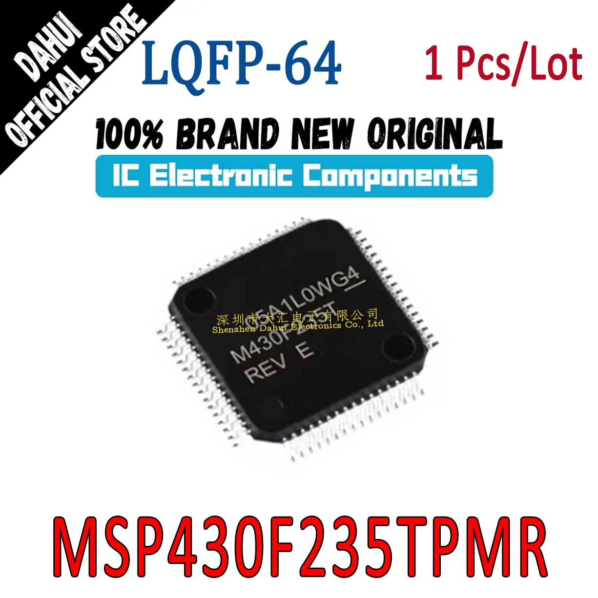 

MSP430F235TPMR M430F235T REV E LQFP-64 microcontroller chip ic new original