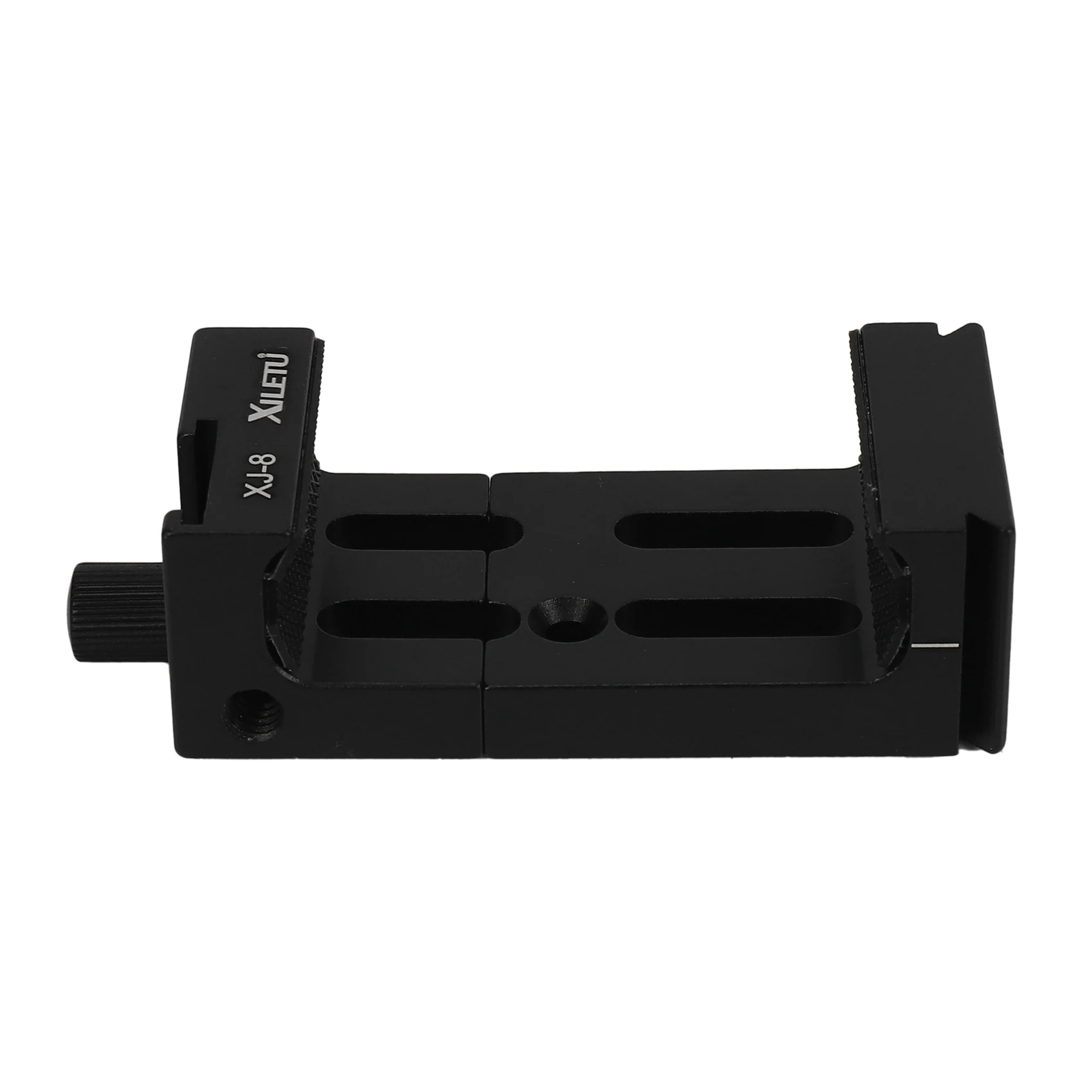 XILETU-suporte de cabeça tripé, suporte do telefone móvel, clipe para telefone, lanterna, micro-telefone com nível de espírito, montagem sapata fria, XJ-8