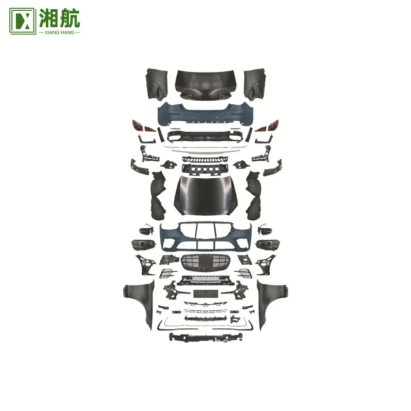 

Suitable for Mercedes-Benz S-Class 221 to 222 Old to New 223 Maybach S450 S65 S63 Version Front and Rear Bumper Assembly
