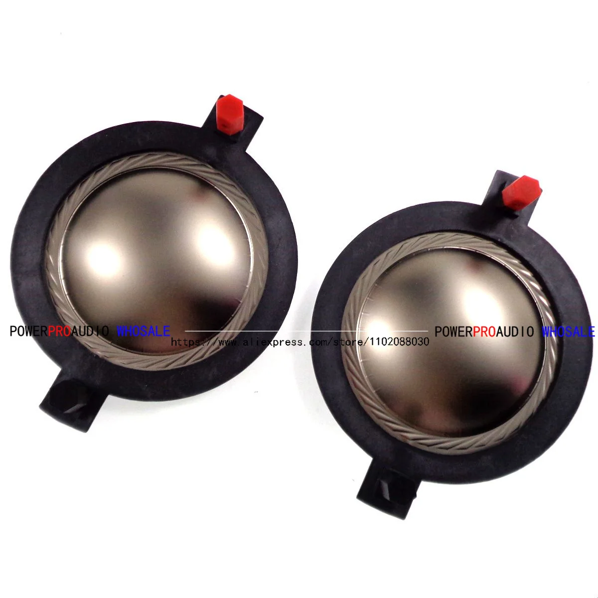 2pcs Titanium Diaphragm for B&C DE75-8,DE75TN,DE750-8,DE750TN,CD5005,ASV7632 Driver 74.5mm