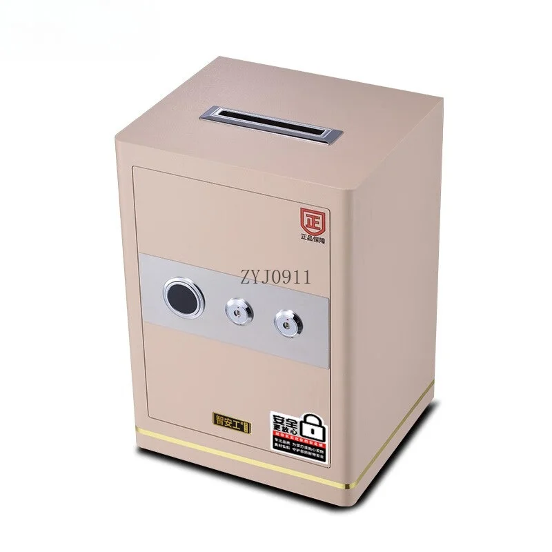 Office anti-theft safe 50CM/60CM mechanical lock coin safe double cooperative management view 4