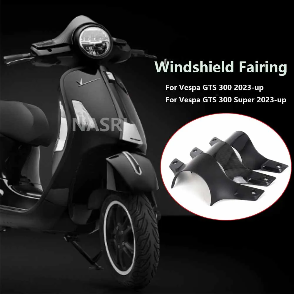 

For Vespa GTS 300 GTS300 Super 2023 2024 Motorcycle Front Windscreen Windshield Fairing Extension Spoiler Wind Deflector Screen