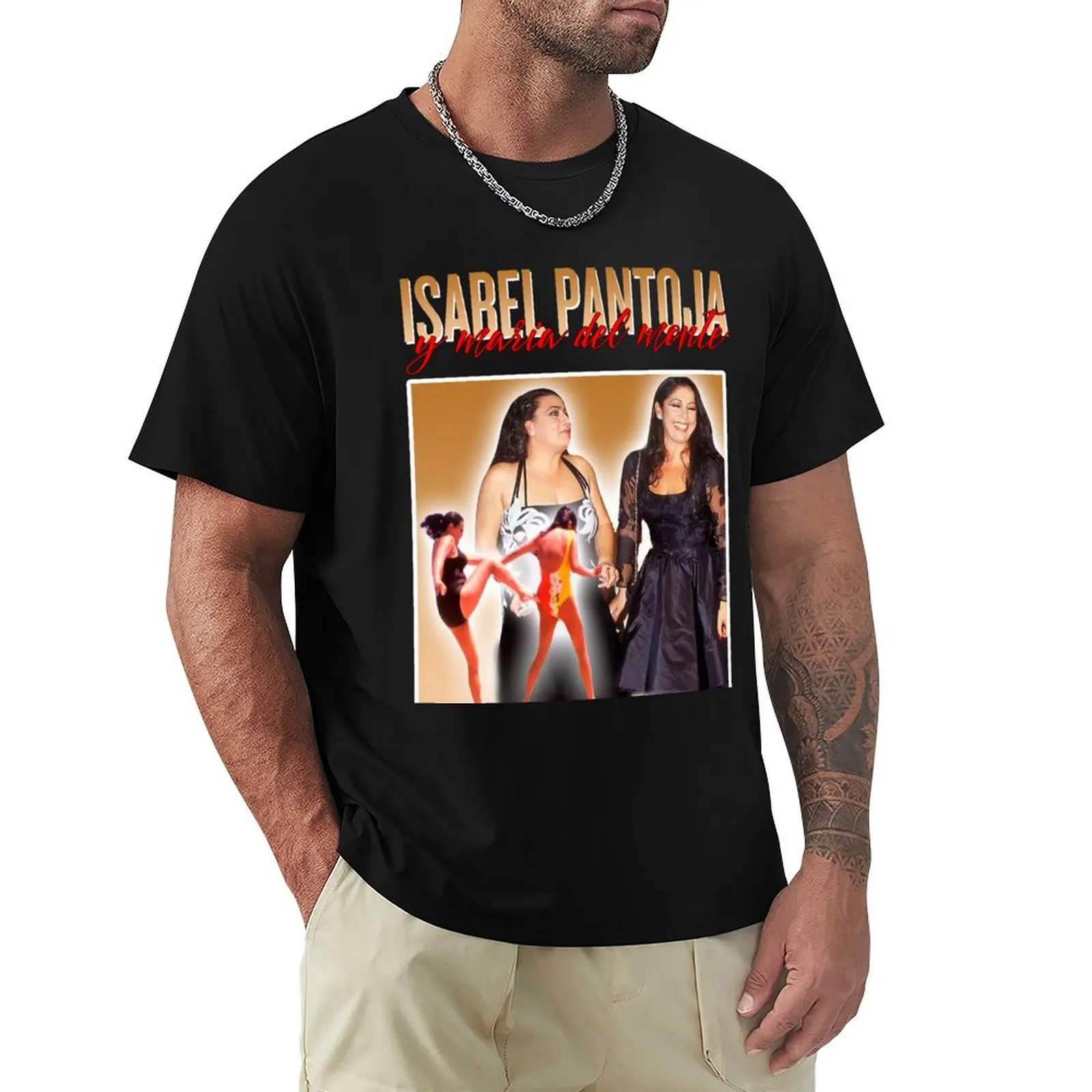 Camiseta deportiva de alta elasticidad ISABEL PANTOJA Y MARIAL MONTE