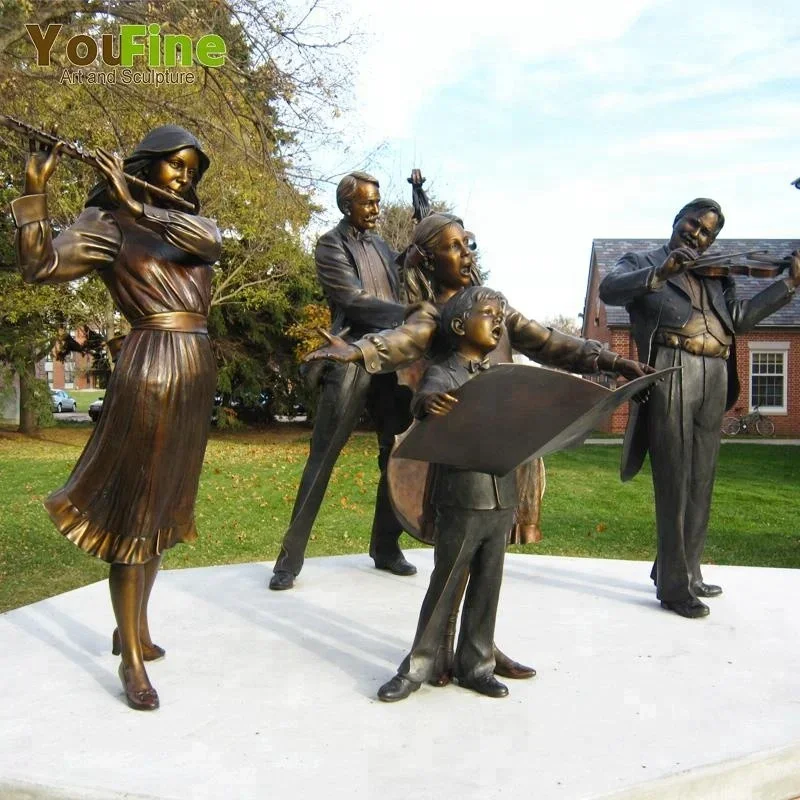 Life Size Famous Musician Man Bronze Sculpture