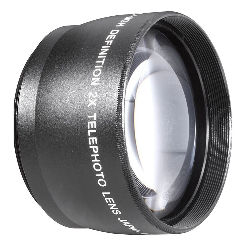 

ABEZ 55mm 2X Telephoto Lens Teleconverter for Canon Nikon Sony Pentax 18-55mm