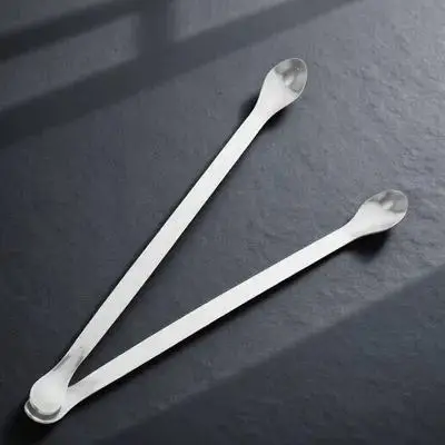

2 Pcs Shovel Scale Weighing Spoon Scoops Slotted Stainless Steel Sampling Spoons