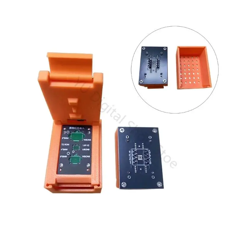 96BA 3 in 1 Chip Reader Fixture for WSON8 Layout Laptop Repair Programming Use