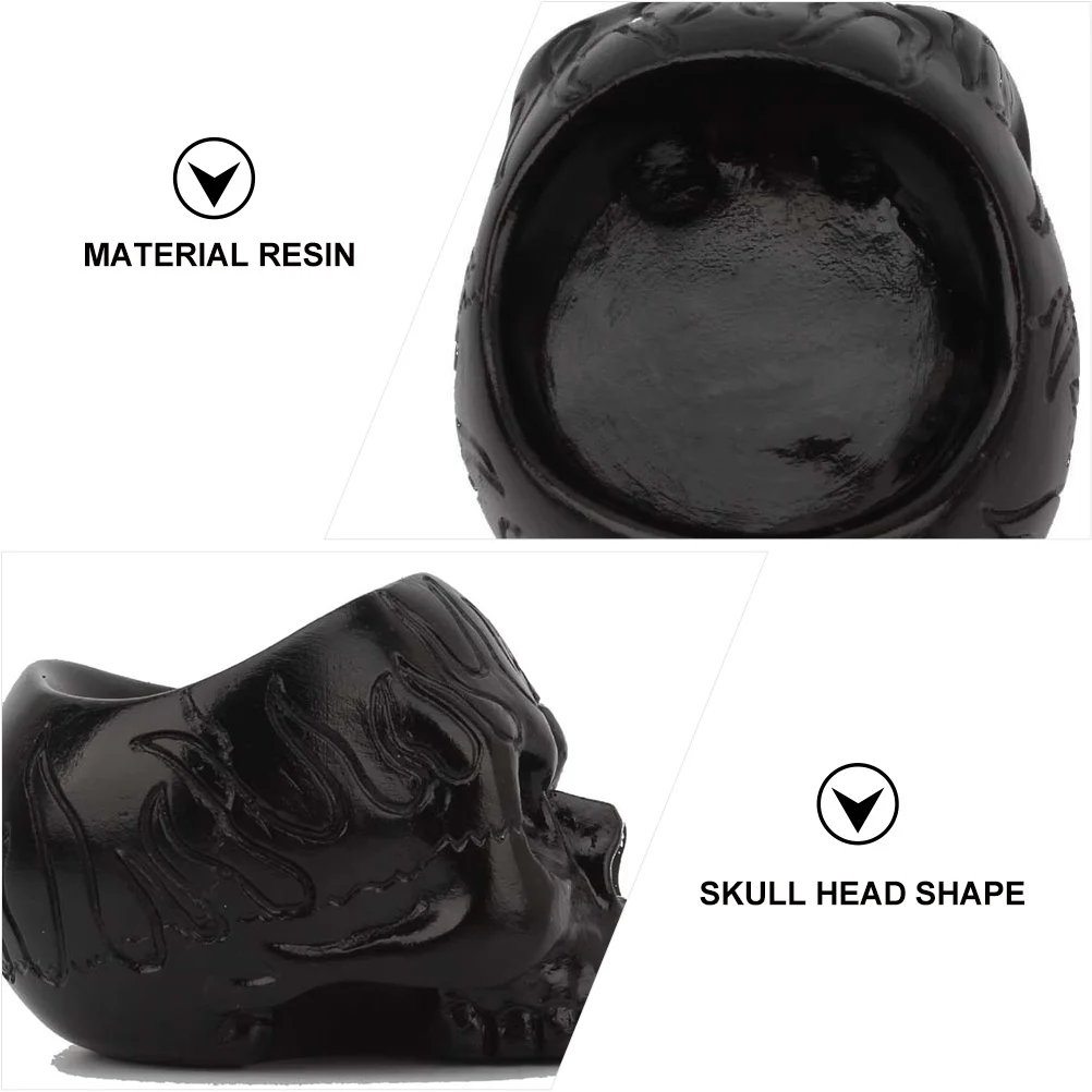 

Skull Holder Resin Crafts Home Decor C leholder Lightweight Portable Elegant Looks Novel Appearance