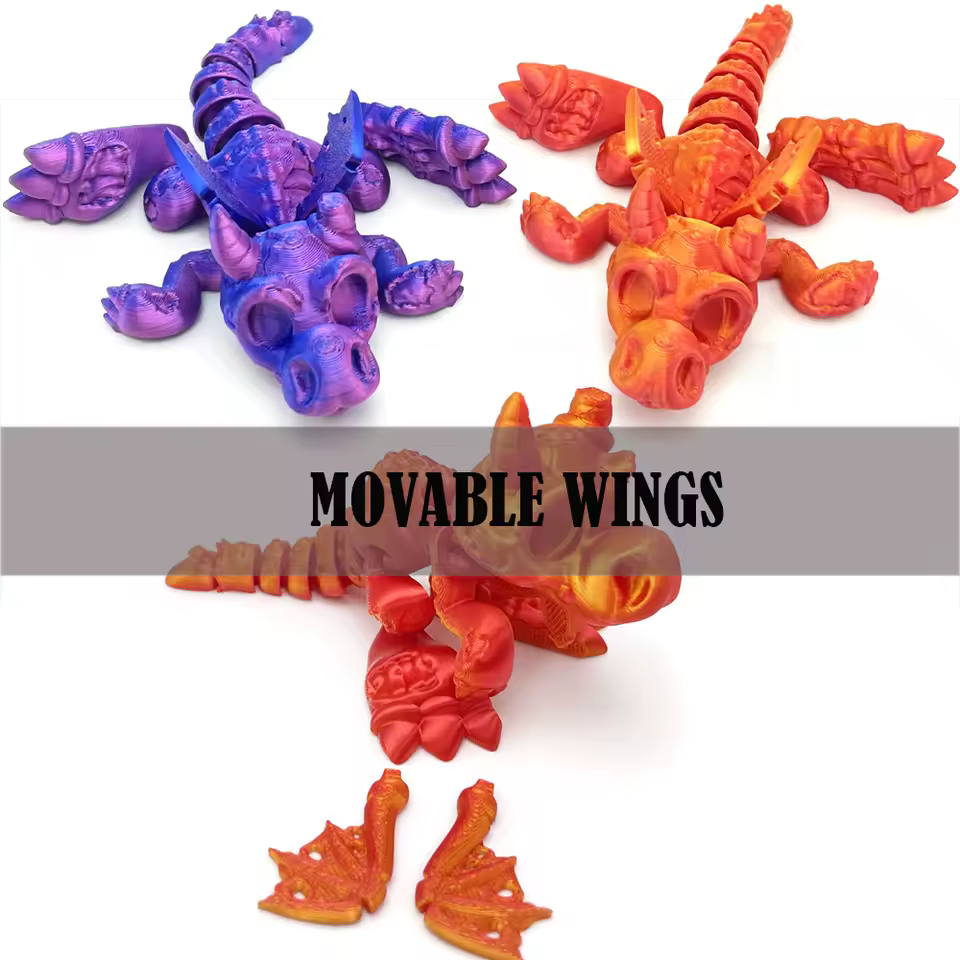 Halloween 3D Printed Dragon Toy