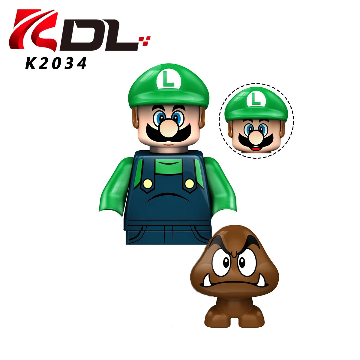 ديزني KDL805 شخصية الرسوم المتحركة سوبر ماريو اللبنات الأطفال ألعاب الطوب الصغيرة هدايا عيد الميلاد #3