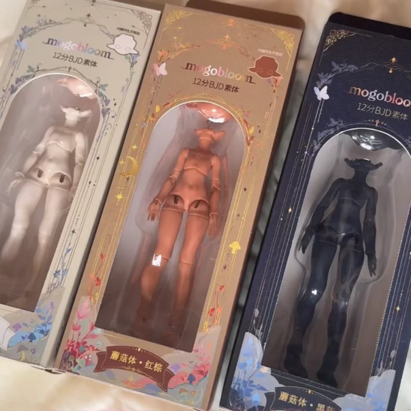 Official Accessories Mushroom Mycelium Naming Series Blank Body  1/12 Action Figure Bjd Blank Face Shell Hand Set Accessories