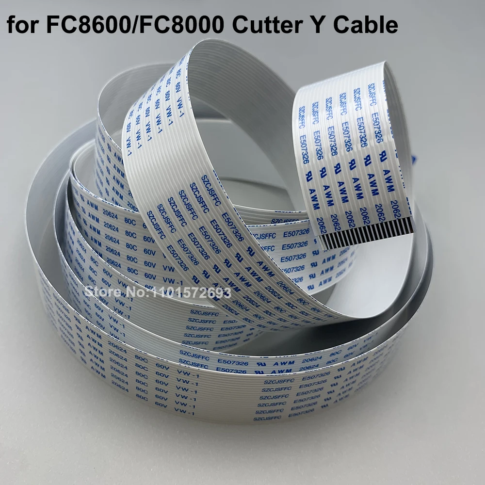 Cutting Plotter FC8600 FC8000 Y Flexible Trolley Date Cable Line for Graphtec FC8600-60 FC8600-100 FC8600-130 FC8600-160 Cables