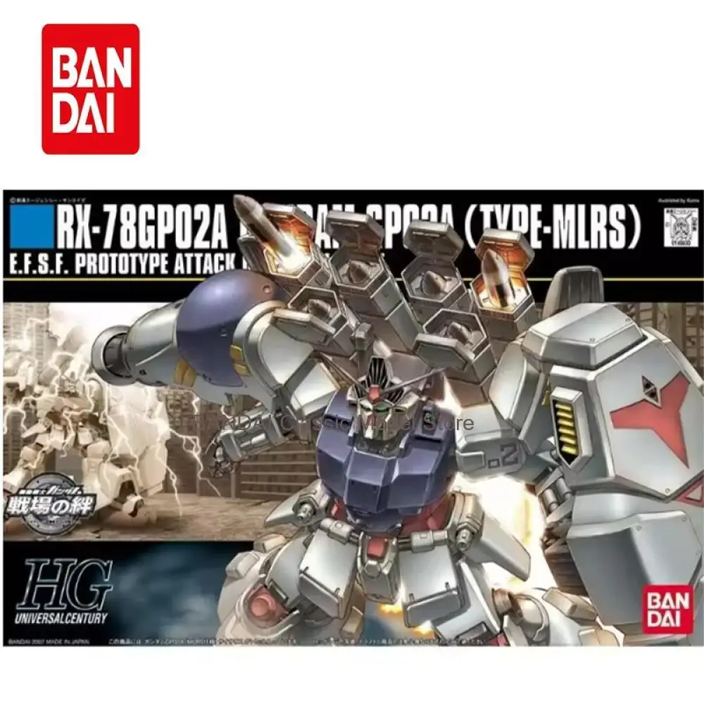 Bandai HGUC 1/144 RX-78GP02A Gundam GP02A (Type-MLRS) Physalis Mobile Suit Gundam: Bonds of the Battlefield Plastic Model Toy view 2