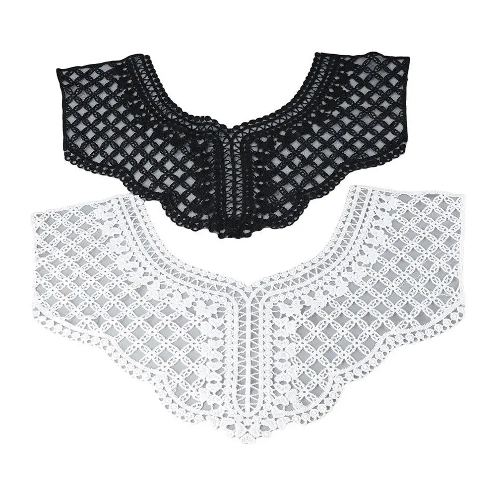 8 Style Flower Scrapbooking Collar DIY Embroidery Garment Accessories Apparel Sewing Fabric Lace