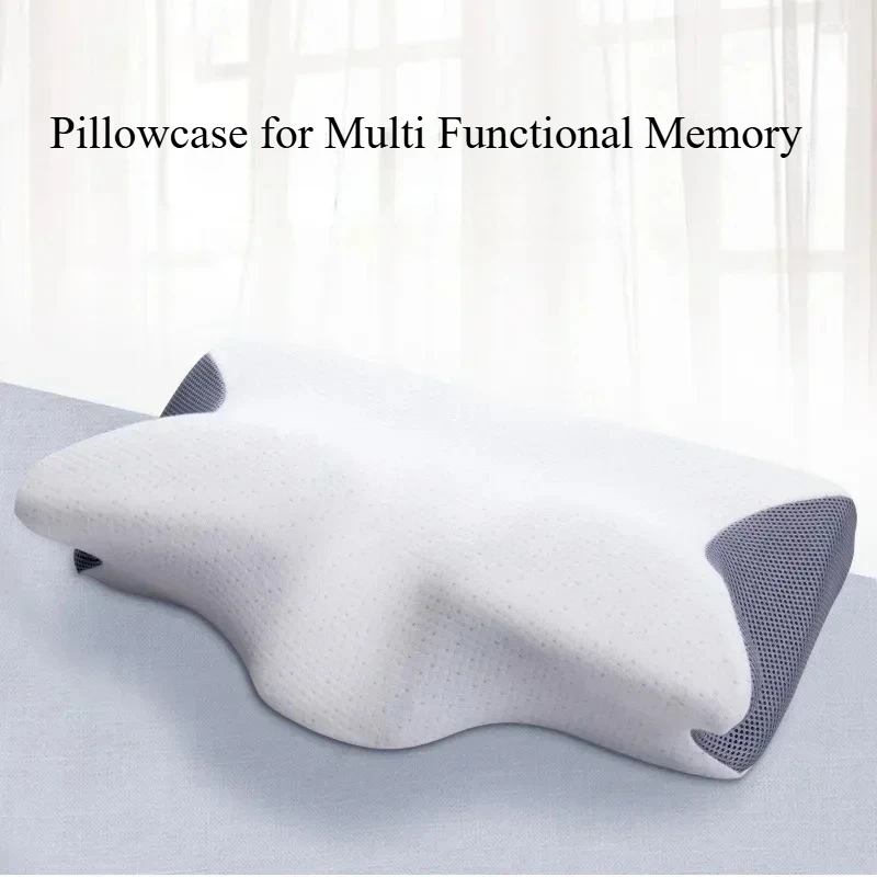 Cervical pillowcase Butterfly Shaped Pillowcase Soft and Breathable Bed Pillowcase Suitable for Home,Hotel and Hospital use