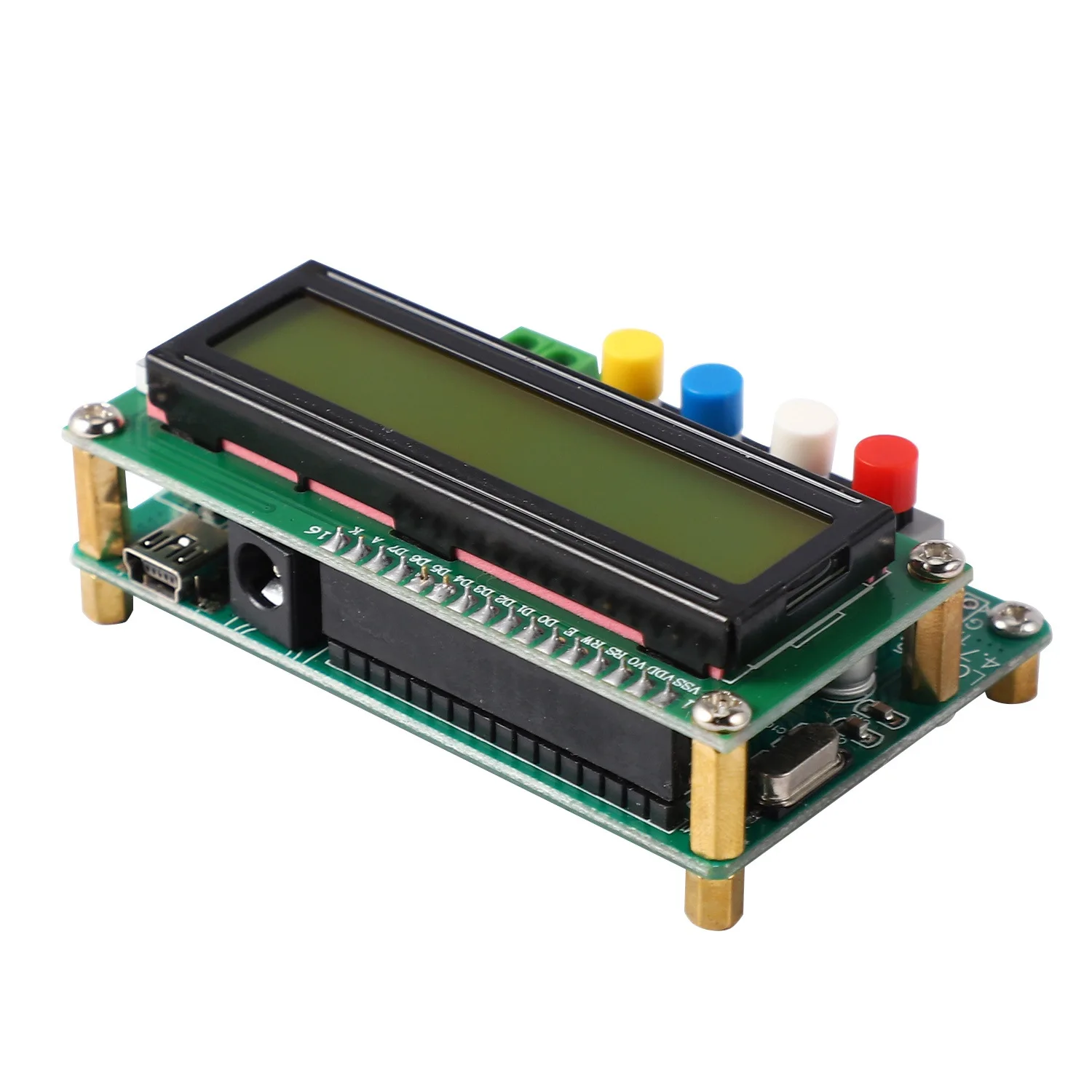 LC100-A Digital L C Meter with LCD Display for Measuring Capacitors 1Pf to 100Mf and Inductors 1Uh to 100H in Electronics