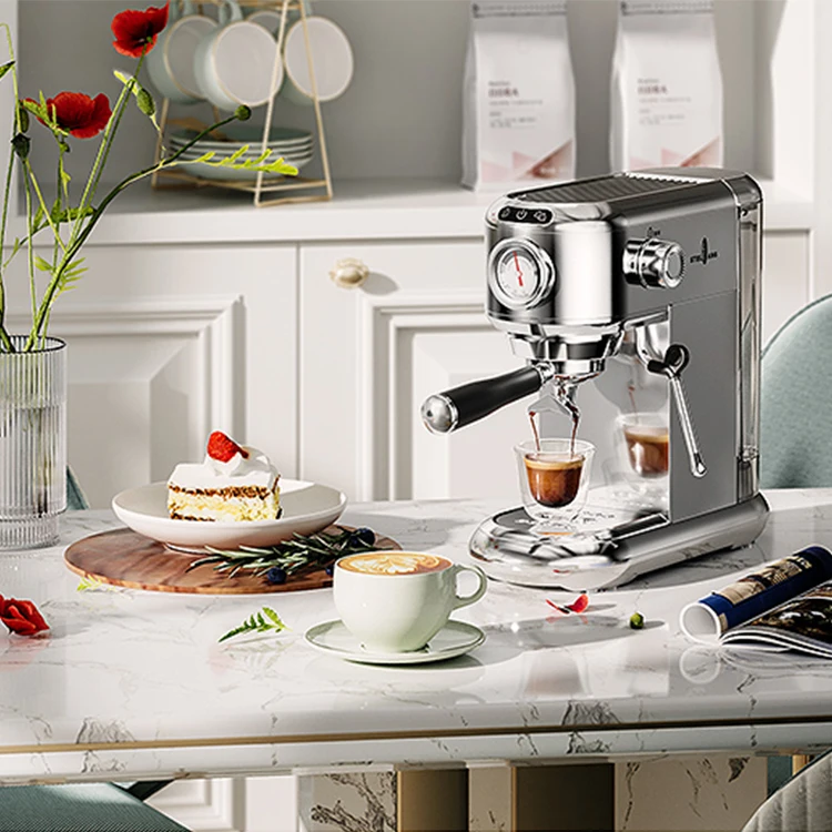 

New Arrival Italian Automatic Espresso Coffee with Milk Semi-Automatic Cappuccino Machine for Hotels Restaurants