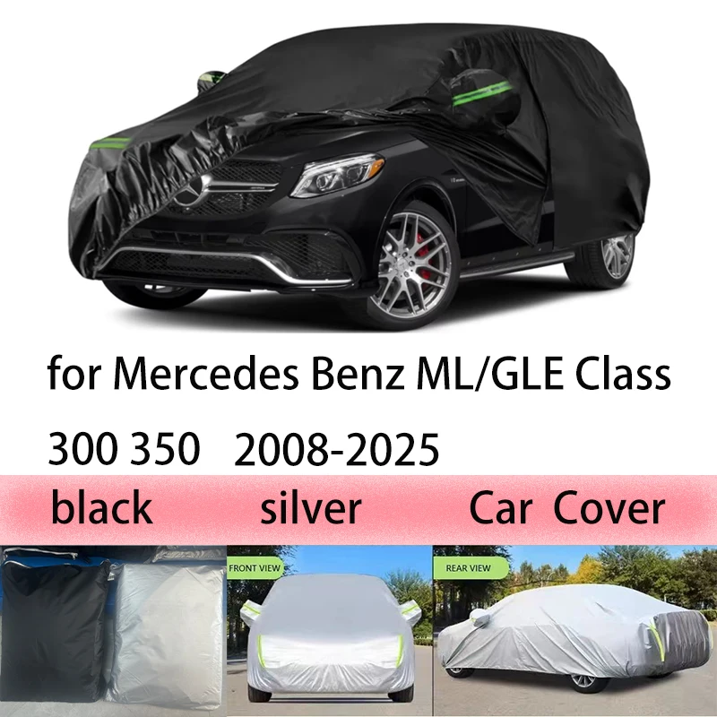 2006-2025年式-メルセデス・ベンツ-ml-gleクラス-300-350用-防水カーカバー-ジッパー付きドア-防風バンド付き-雪雨対策