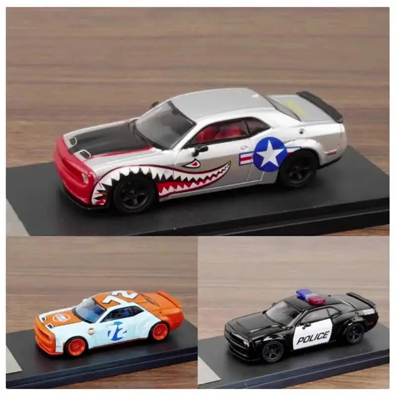 Fine Works64 Diecast 1/64 Scale Challenger SRT Hellcat Alloy Car