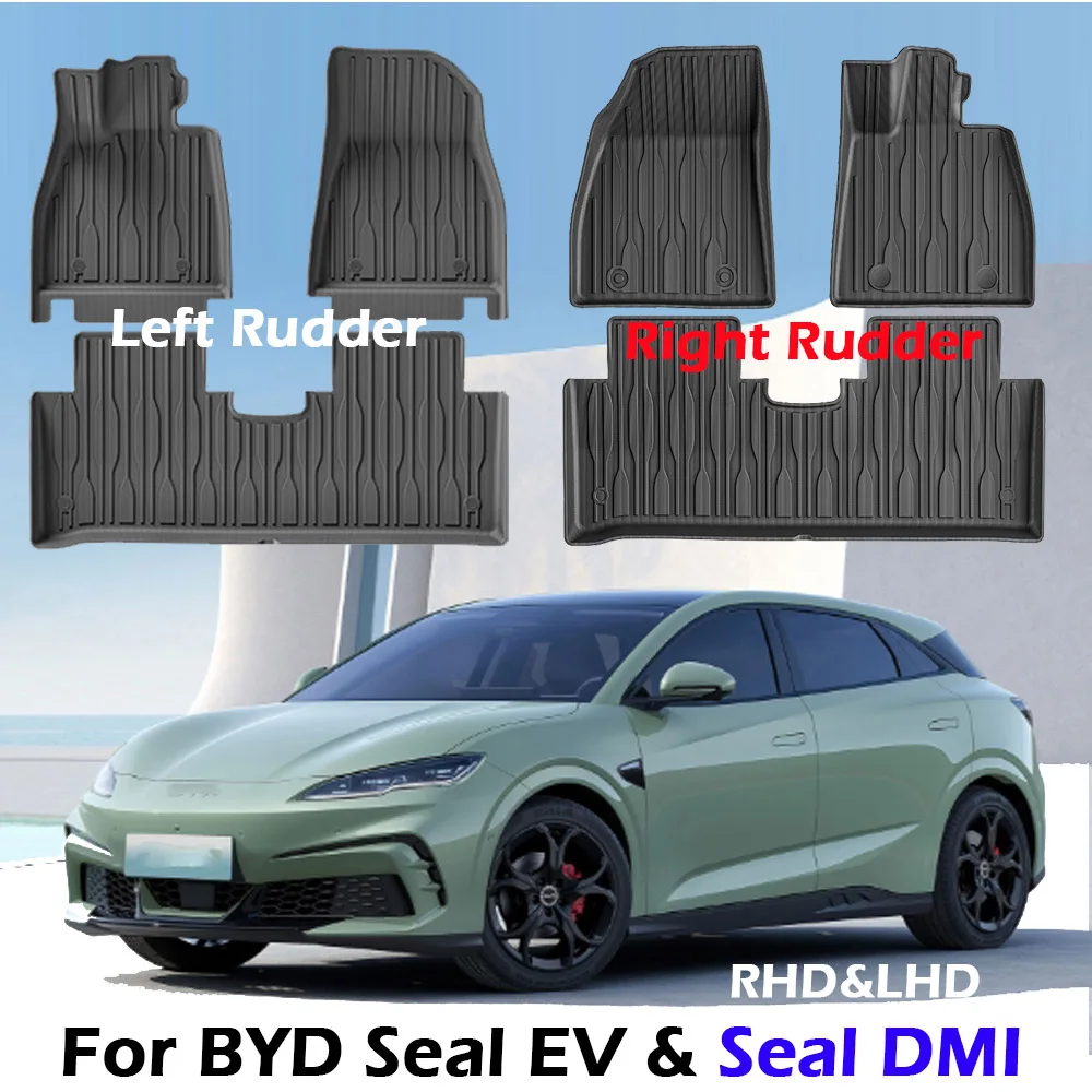 

TPE Car Floor Mat For BYD Seal / Atto 4 EV/DMI 2023 2024 Waterproof Non Slip Carpet Car Mats Car Foot Mat Interior Accessories
